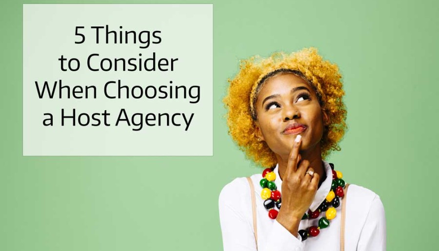 Host Agency Information for Home Based Travel Agents