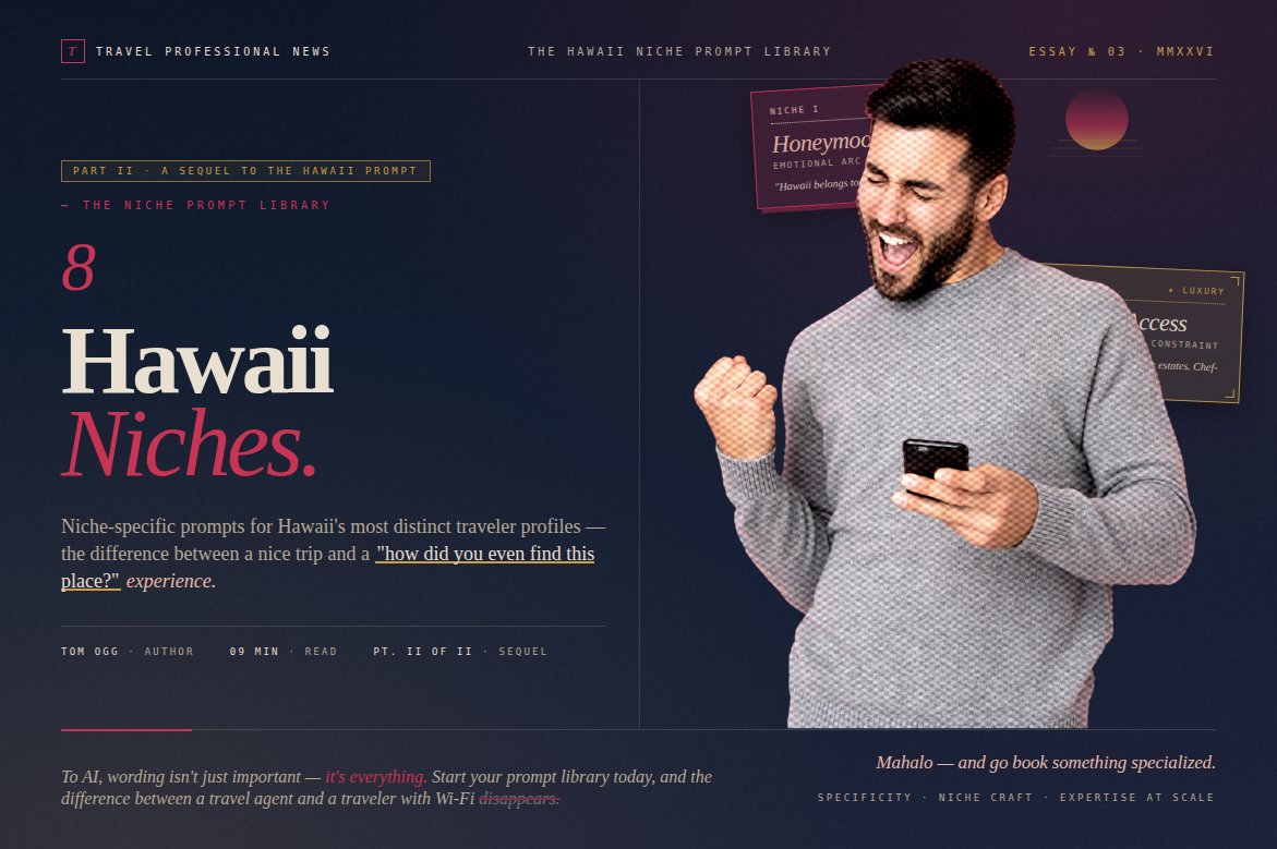 Sun, Surf, Sand, and Smarter Prompts: Eight Hawaii Niches That Need Their Own AI Strategy Tomorrow